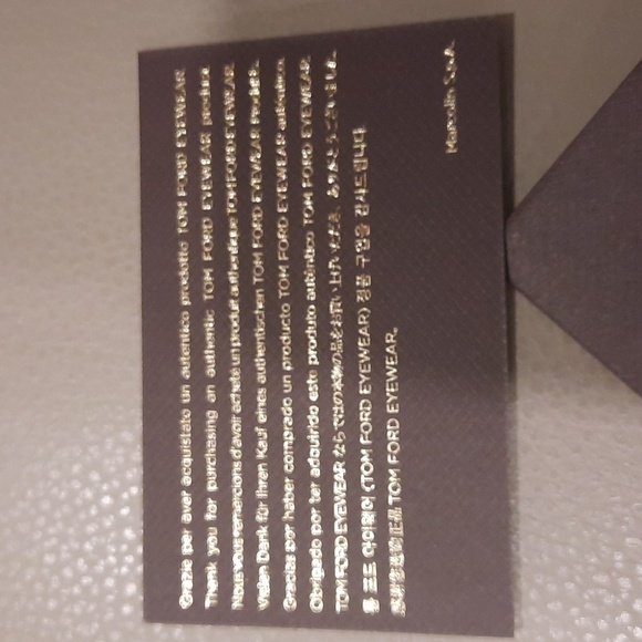 Tom Ford brown glasses case and cloth - Picture 5 of 10